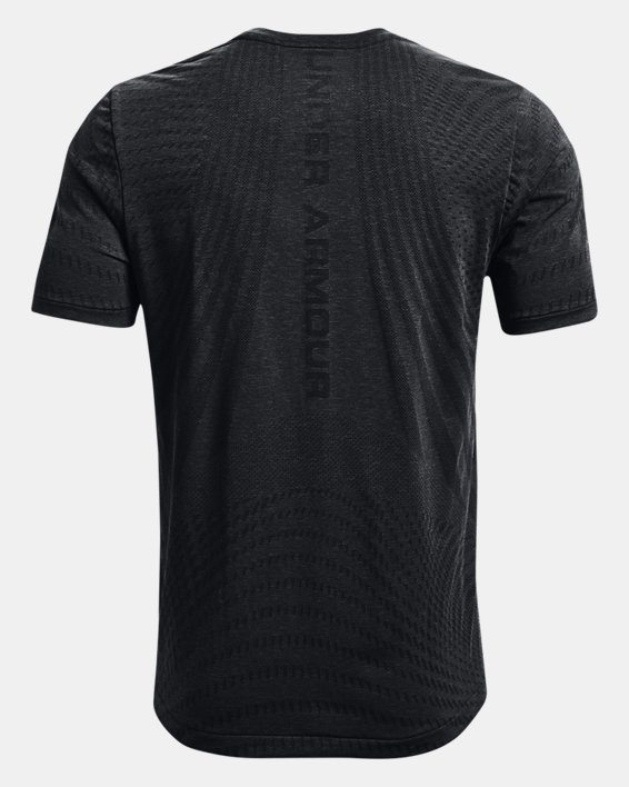 男士UA RUSH™ HeatGear® Seamless Illusion短袖T恤, Black, pdpMainDesktop image number 5